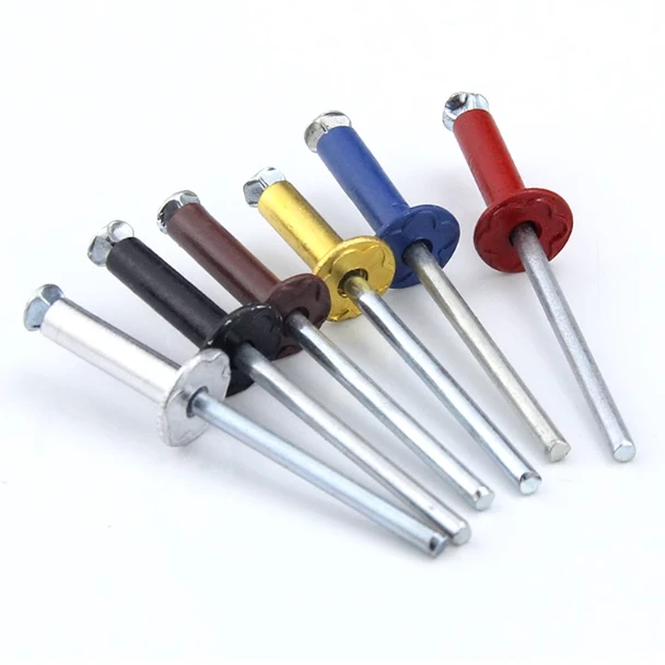 Rivets za Kipofu za Rangi kwa Paneli za Metal